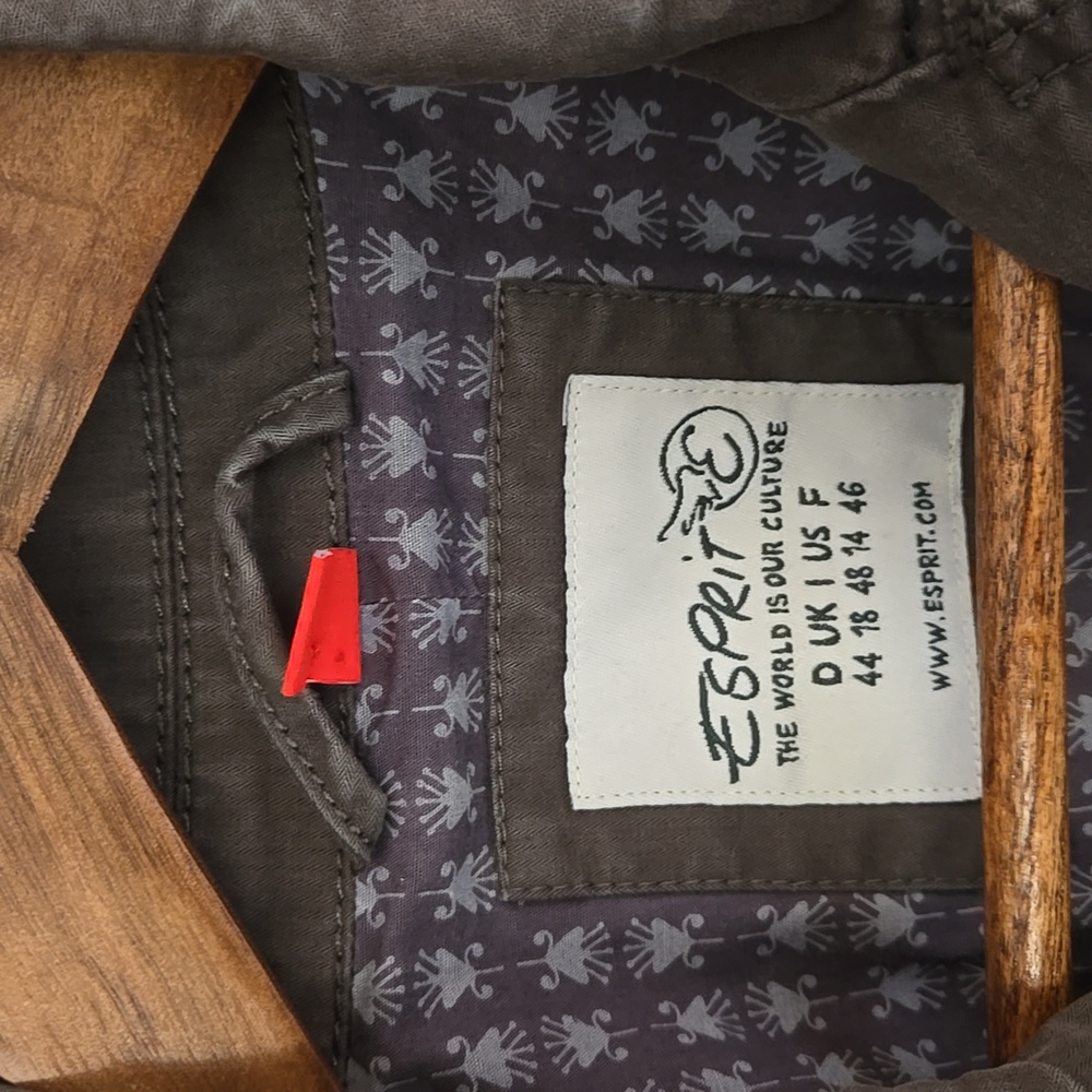 Esprit Army Colored Jacket Size 14 - image 3